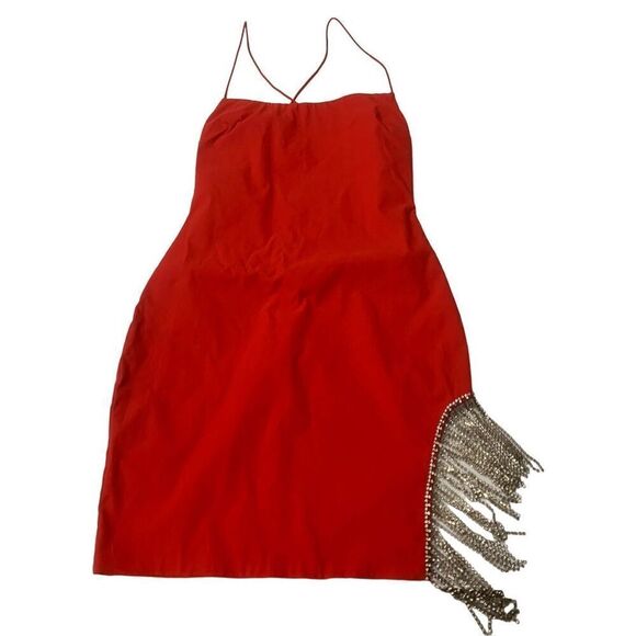 Fashion Nova Rhinestone Fringe Dress - Picture 5 of 10